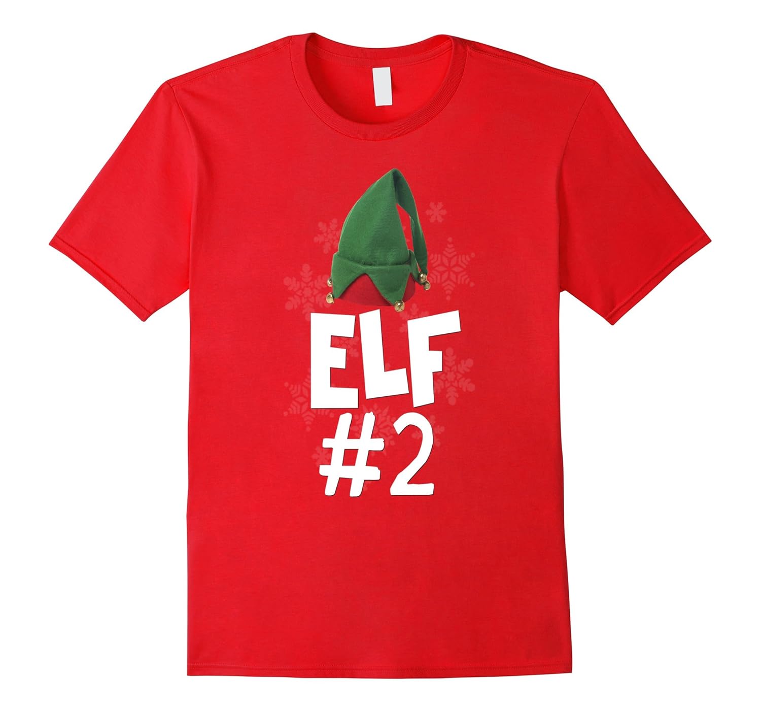 Elf #2 2 Shirt Christmas Santa Matching Family Tribe-Rose