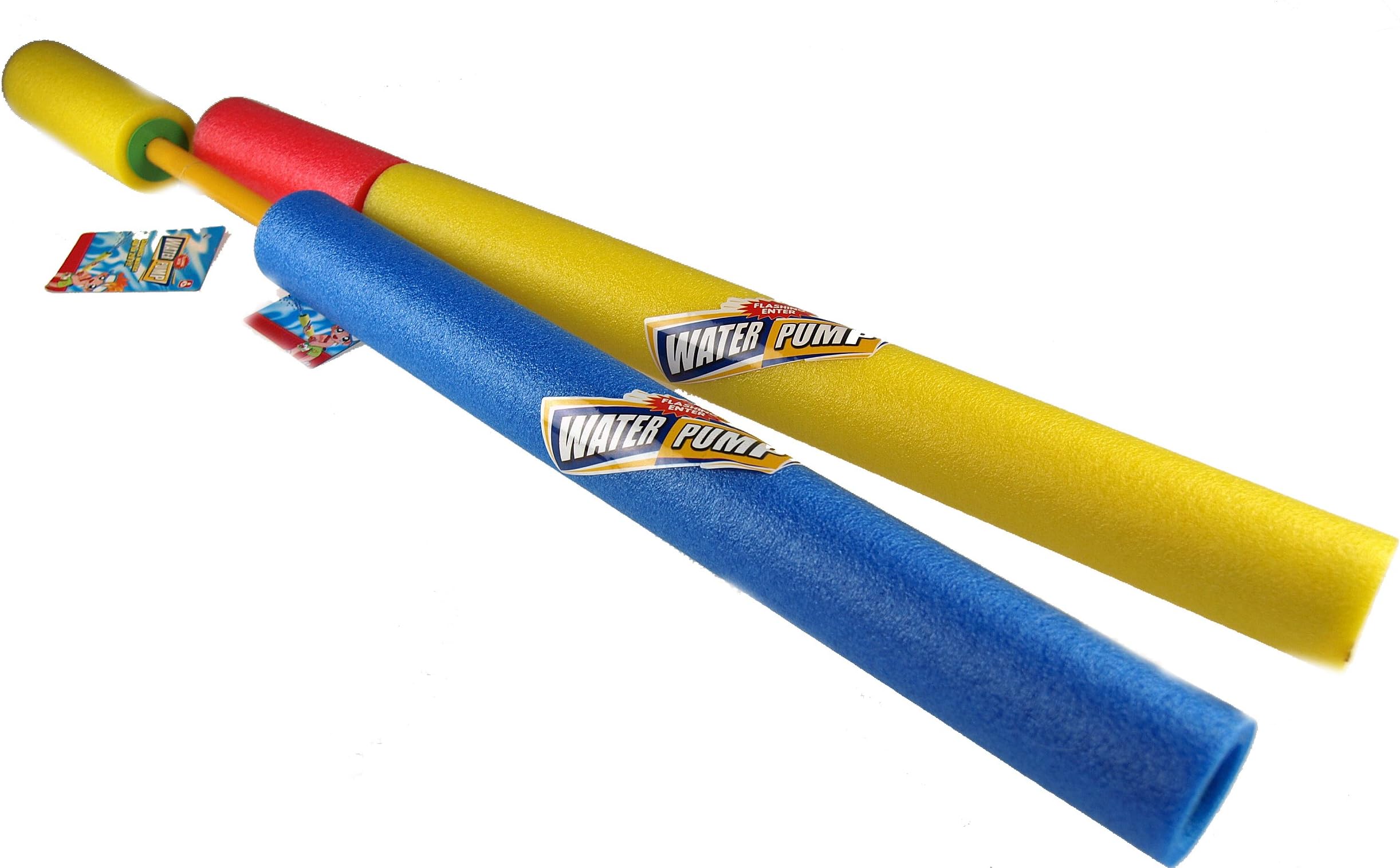 Set Of 2 XL Extra Large Super Soaker Foam Water Pistol Pump Blaster - 65 cm Long