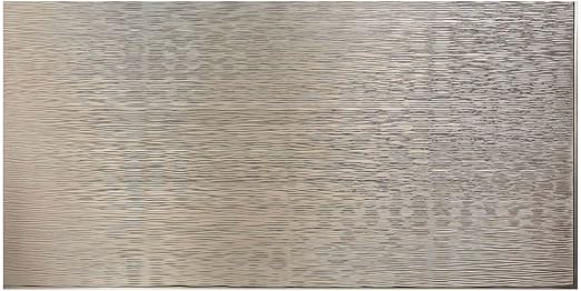 Amazon Com Fasade Ripple Horizontal Brushed Nickel Decorative