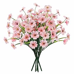 MACTING Artificial Flowers for Outdoors 6 Bundles