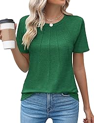 Kistore Women's Fashion 2025 Round Neck Short