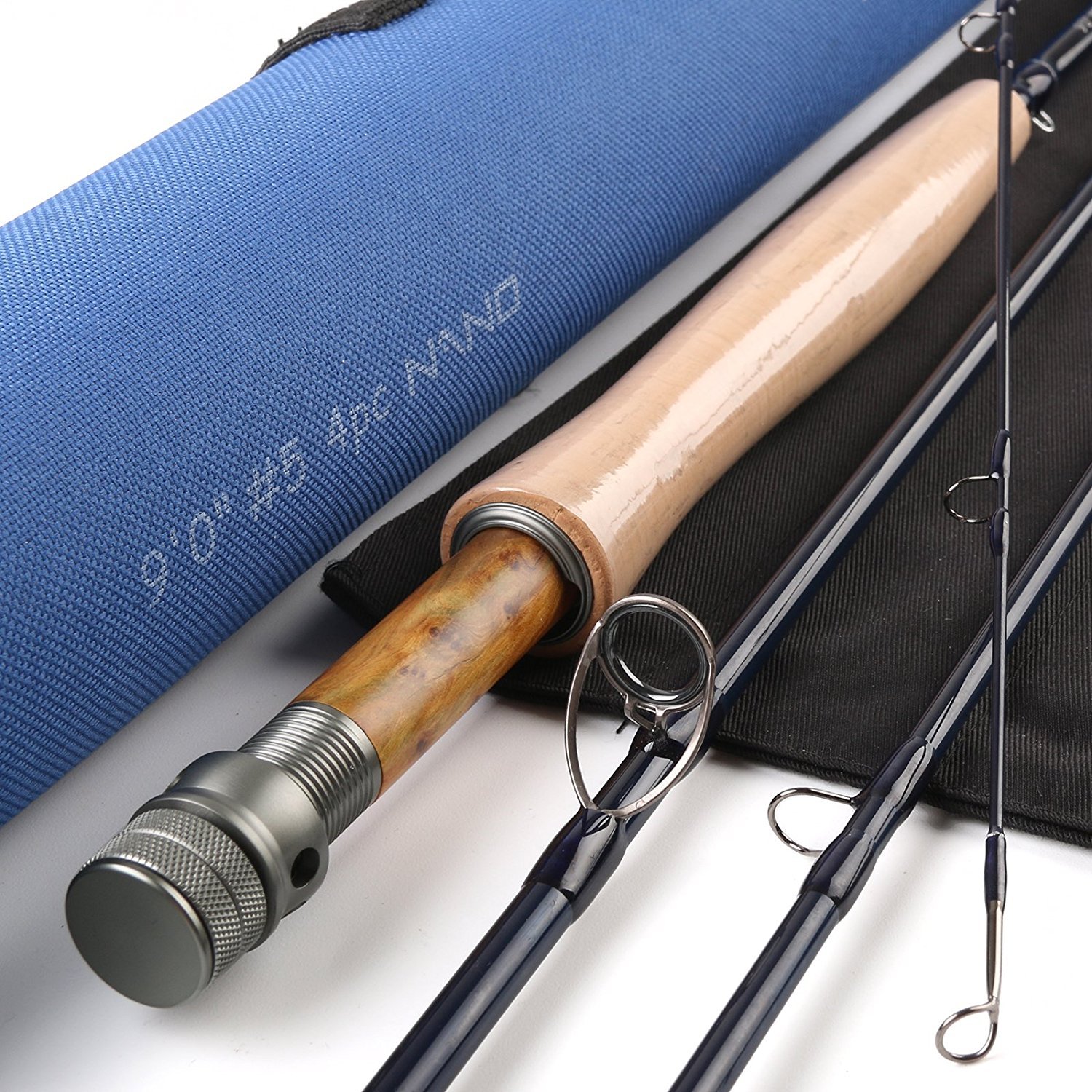 Maxcatch NANO Series Fly Fishing Rod, NANO Technology Construction (NANO Series, 5wt 9'0'' 4pc)