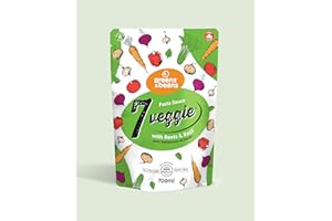 Greens & Beans 7 Veggie Pasta Sauce with Beets & Basil - Plant Based 7 Veggie Marinara for Pasta, Pizza, Soup, Curry and More