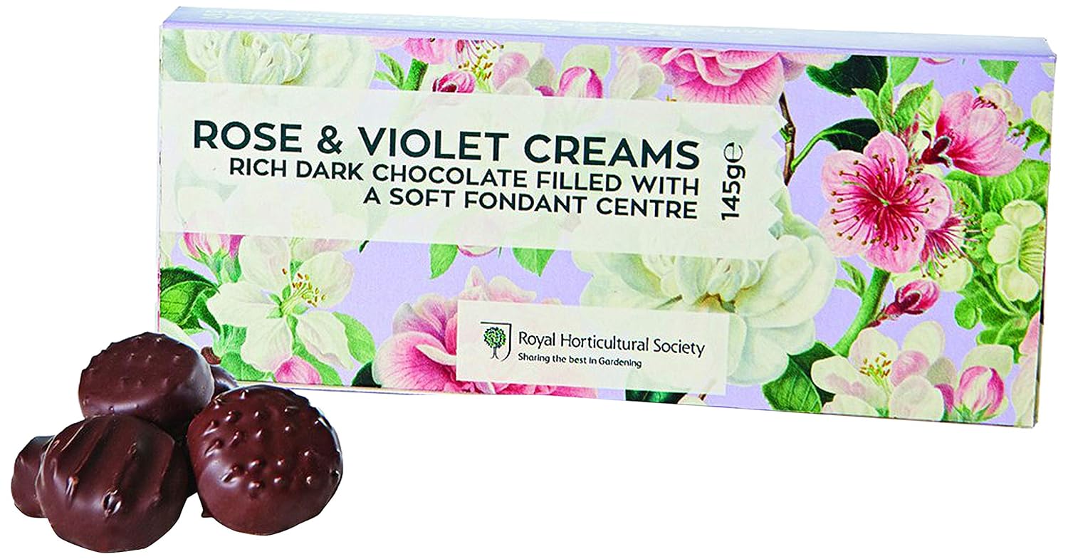 RHS Gourmet Candy Rose and Violet Creams, 145 g, Pack of 2 Amazon.co