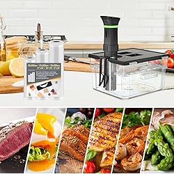 Sous Vide Container with Lid Double-Door-Opening