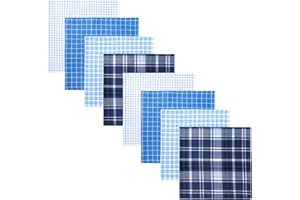 8 Pack Men's Handkerchief