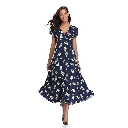 cap sleeve maxi dress casual