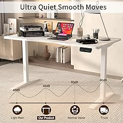Monomi Height Adjustable Electric Standing Desk, 55