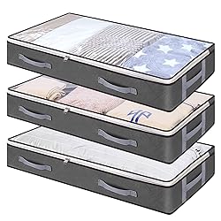 Vieshful 3 Pack Underbed Storage Bags 75L Foldable