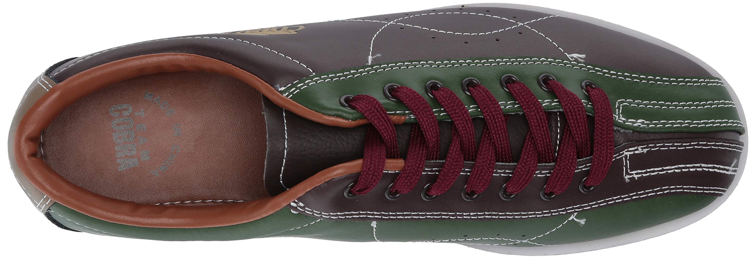 Cobra Bowling Products Mens TCR3L Cobra Rental Bowling Shoes LacesBrown