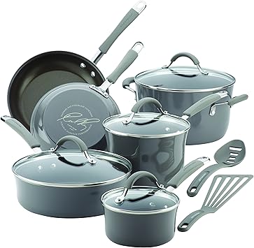 Amazon Com Rachael Ray 16802 Cucina Nonstick Cookware Pots And