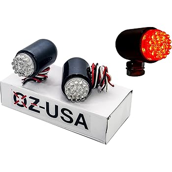 Amazon.com: OZ-USA Motorcycle Tail Brake Light Turn Signal