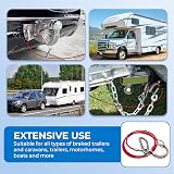 Double Dragon Breakaway Cable 1M 5mm Stainless Steel Heavy Duty Trailer Safety view 6