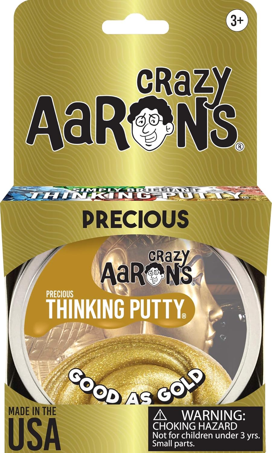 gold thinking putty