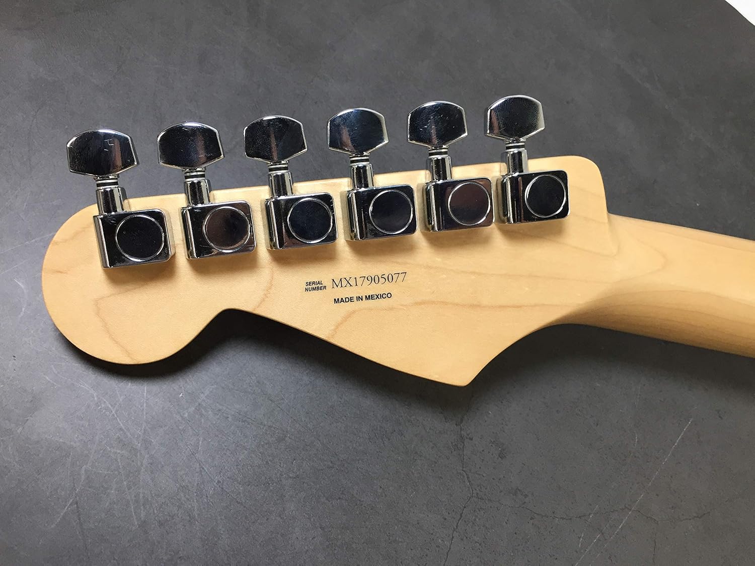 Musiclily Pro 6-in-line 2-pins Sealed Guitar Tuners Machine Head Tuning Pegs Set for Fender Strat/Tele, Chrome - Image 3