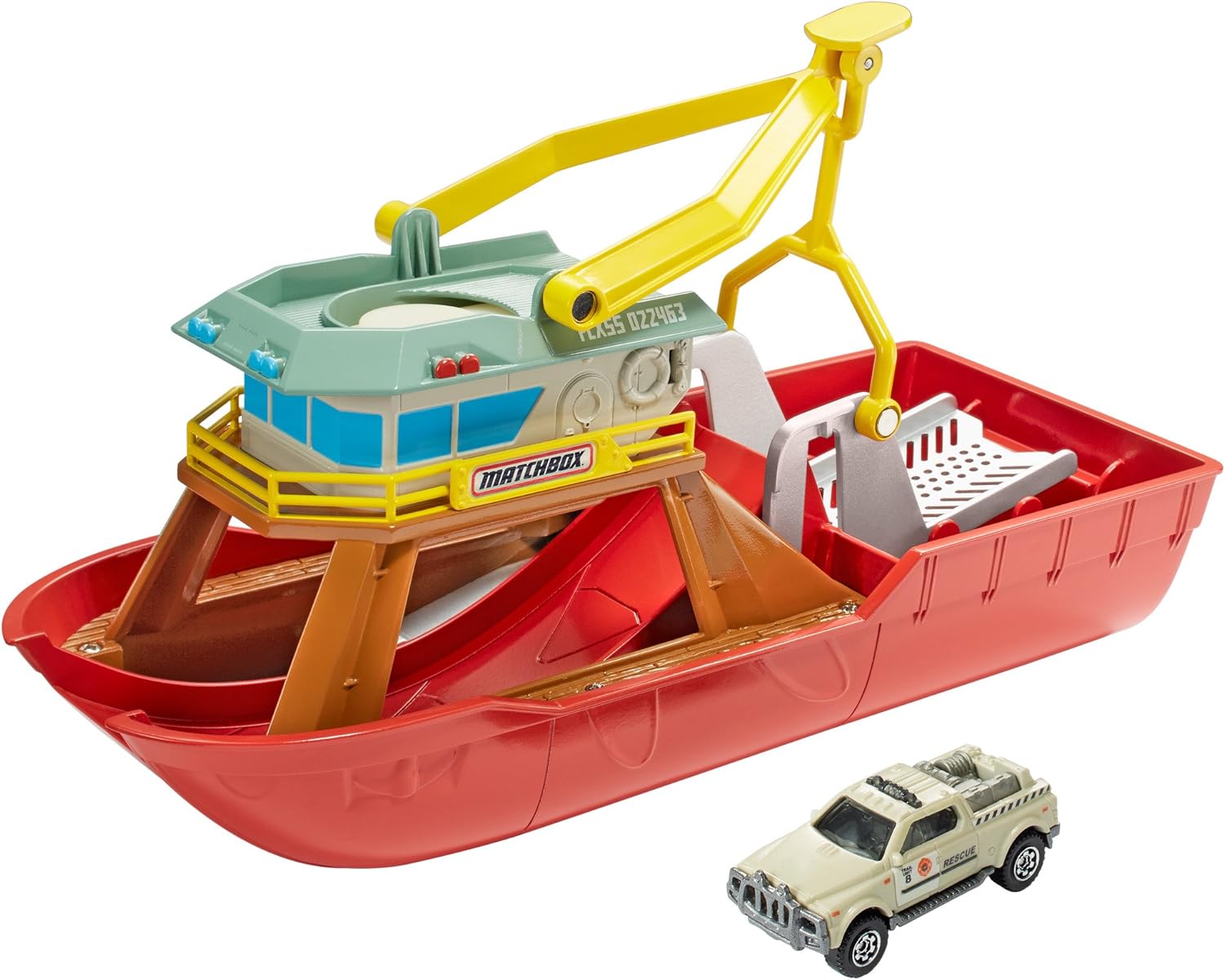matchbox car boat