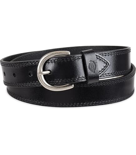 Women\'s Casual Leather Jean Workwear Belt With Round Harness Buckle Dickies Women main image 3