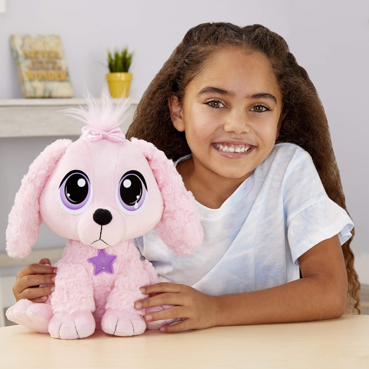 little tikes Rescue Tales Adoptable Pet Pink Poodle, Interactive, Cuddly, Plush, Pet Toy with Motion & Sounds - Image 4