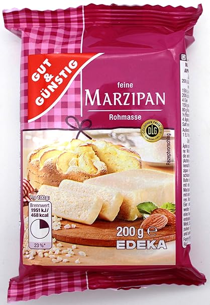 Gut & Günstig feine Marzipan Rohmasse, 3er Pack (3 x 200g): Amazon.de: Lebensmittel & Getränke