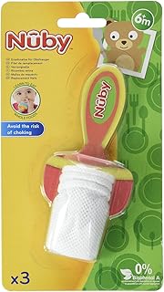 Nuby ID5362 - Fruchtsauger Ersatzset, 3-er Pack