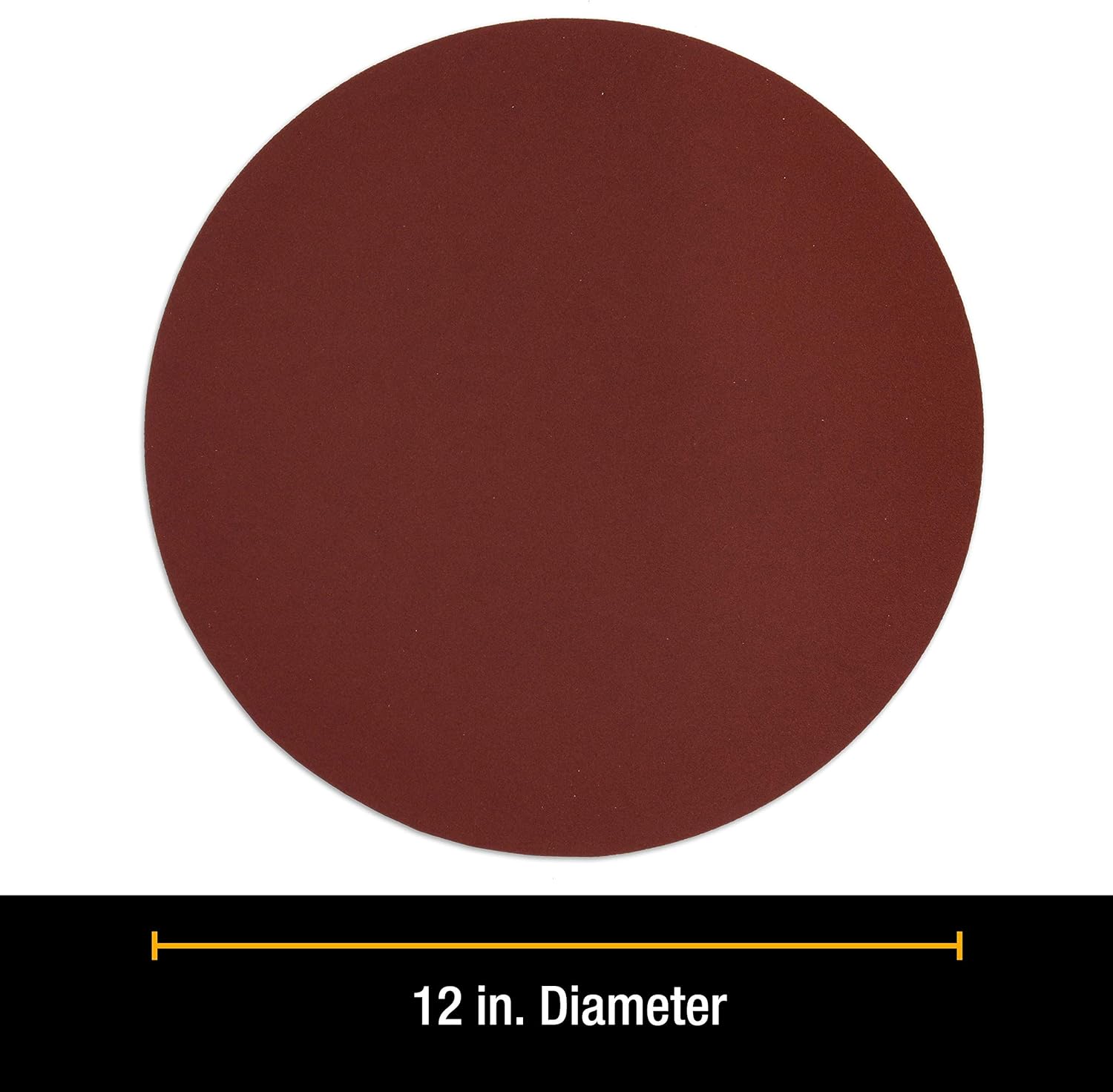 Dura-Gold Premium 12" Sanding Discs - 120 Grit (Box of 5) - Sandpaper Discs with PSA Self Adhesive Stickyback, Fast Cutting Aluminum Oxide Abrasive - Drywall, Floor, Woodworking, Automotive, Sander - - 