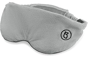 BARMY Weighted Sleep Mask for Women and Men (0.8lb/13oz) Weighted Eye Mask for Sleeping, Eye Cover Blocks Light Helps Relaxation and Night Sleep, Comfortable Blackout Sleeping Mask, Gray