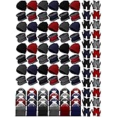 Shyyween Homeless Care Package Supplies Bulk Winter Care Pack Emergency Beanies Knit Hat Gloves Neck Warmer Gaiter