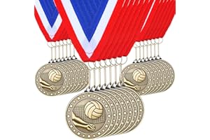 Remuuly 30 Pcs Gold Medals Bulk 2'' Basketball Soccer Baseball Volleyball Football Lacrosse Kickball Cheer Bowling Trophy Medals for Awards for Sports Participation Winner Gift