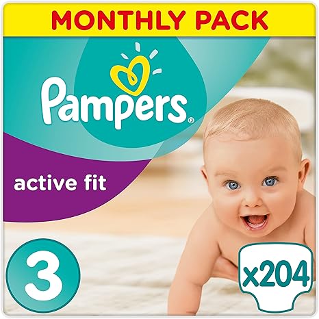pampers monthly pack size 3