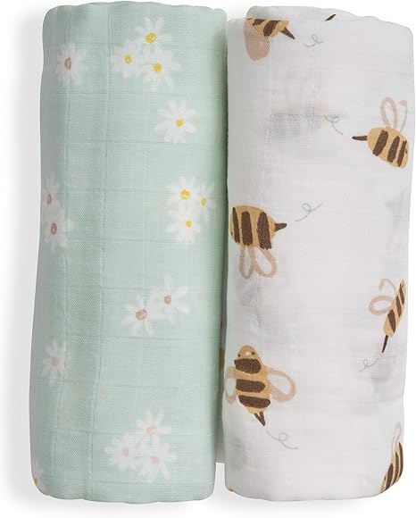 bee swaddle blanket