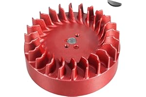 FPTPEHPC Aluminum Flywhee for Predator 212cc 224cc 196cc Non hemi Ghost 69730 69736 BSP Tilly Engine 10krpm for Coleman CT200U BT200X CT200U-EX GX160 GX200 6.5HP 212 Performance Parts(Red)