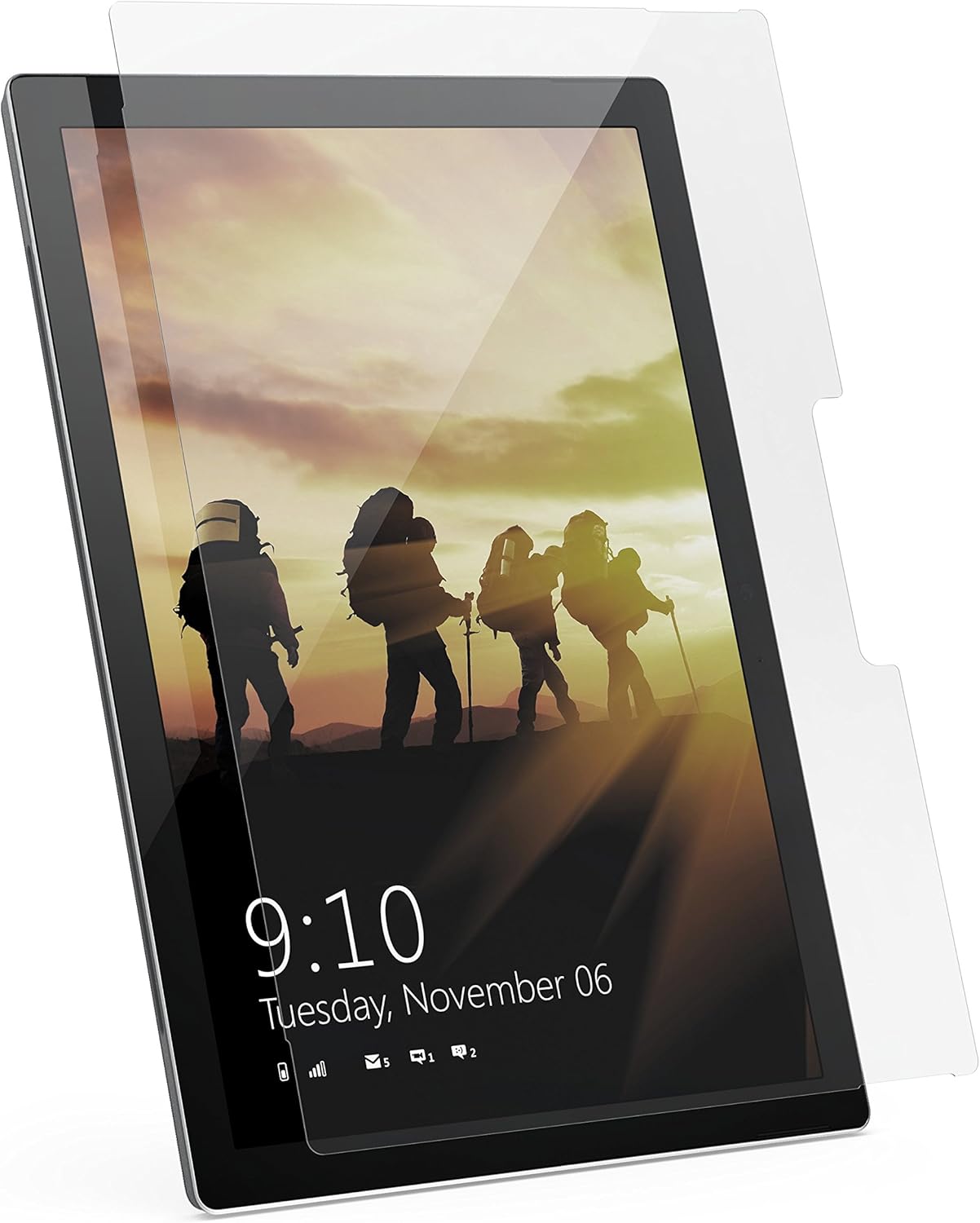 URBAN ARMOR GEAR UAG Microsoft Surface Go 4 / Surface Go 3 / Surface Go 2 Tempered Glass Anti-Fingerprint Antimicrobial Scratch Resistant Screen Protector Clear