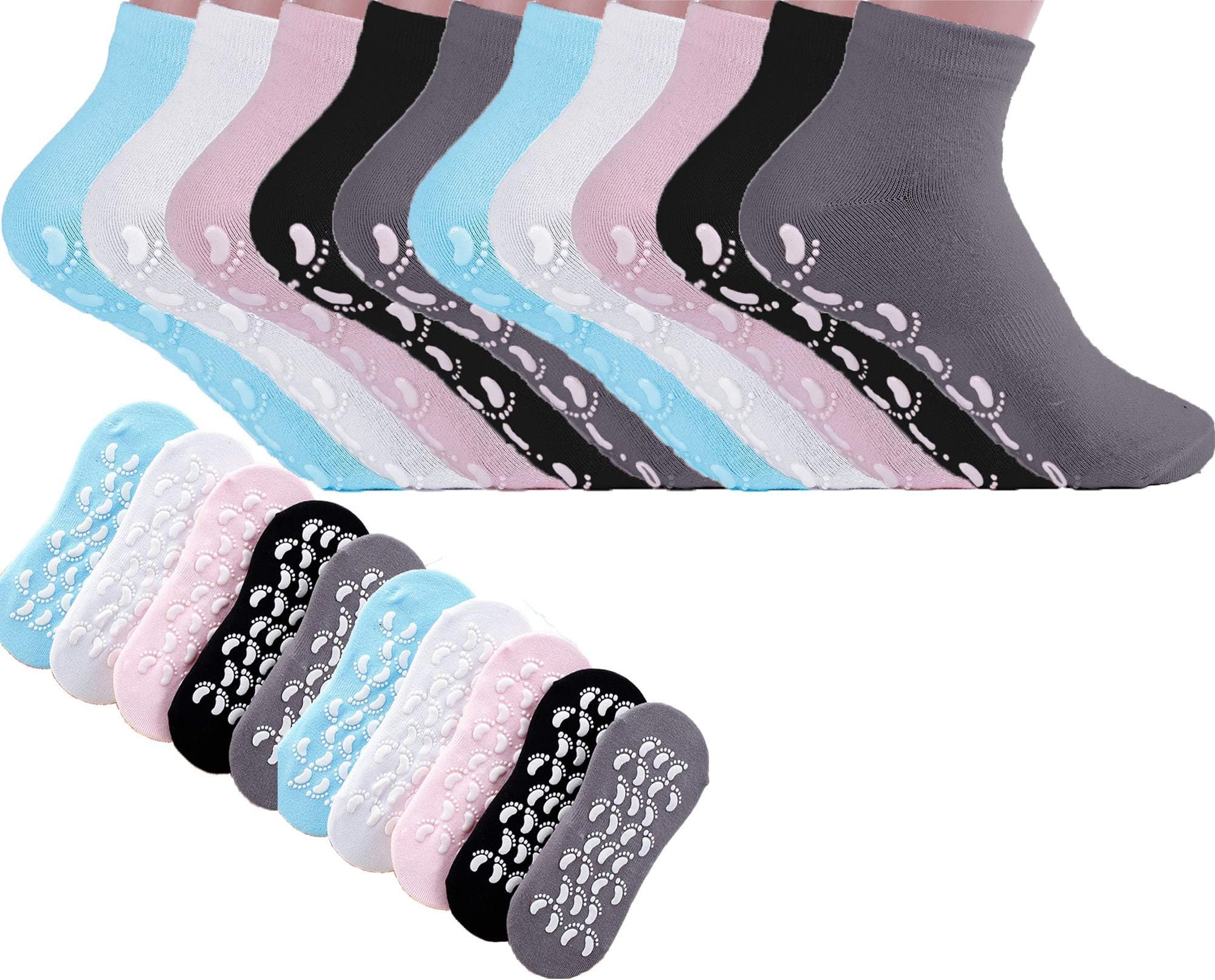 Grip Socks for Women Non-Slip Socks Yoga Socks with Grips Athletic Socks