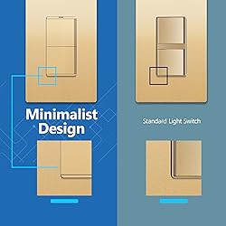LIDER Minimalist Design Matte Finish Lighted Double
