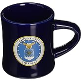U.S. Air Force Stoneware Blue Ceramic Tea Coffee Dinner Mug
