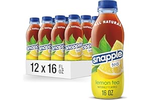 Snapple, Lemon Tea, Recycled Bottle, 16 Fl Oz, 12 Count