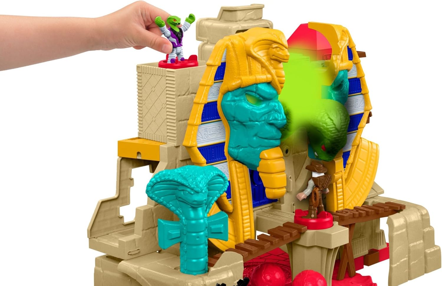 imaginext serpent strike pyramid