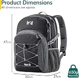 Trail Outdoor Aspen 30L Day Pack Backpack with USB Port Water Resistant view 6