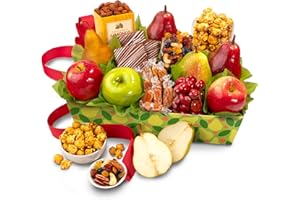 A Gift Inside Orchard Delight Fruit and Gourmet Basket