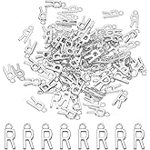 PATIKIL Letter Charm, 100 Pcs Alphabet Charm Initial Pendant Charm Bulk Cute DIY for Jewelry Making Bracelets Earrings Necklace Keychains Crafts, Dark Silver, Letter R