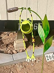 Sunset Vista Designs Froggy - Estaca de jardín con luz Solar, 122 cm