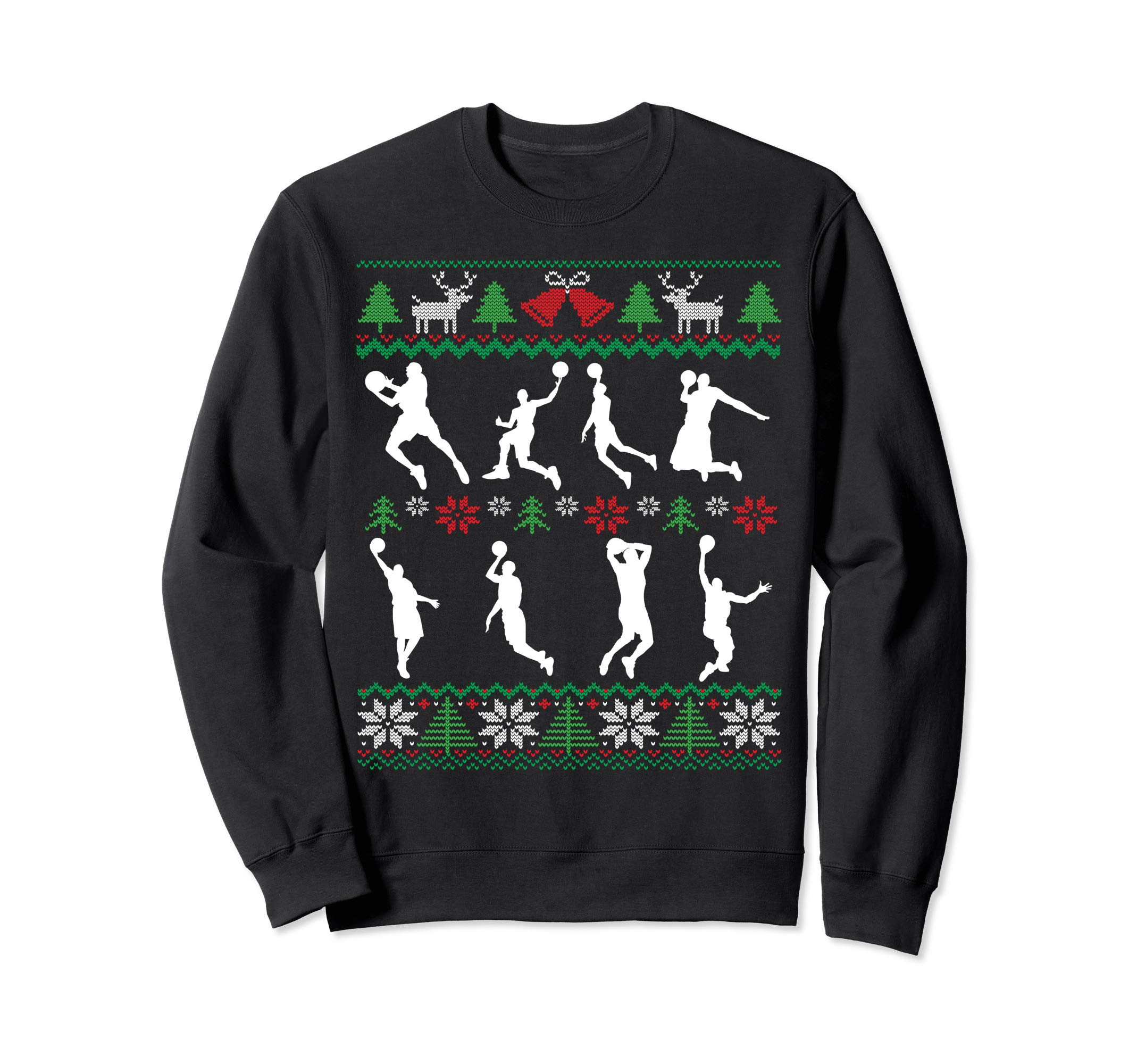Basketball Player Gift | Basketball Lover Ugly Christmas Sweatshirt