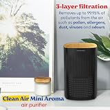 Russell Hobbs Air Purifier Bedroom CADR 100 m³/h 3 Speed LED Touch view 3