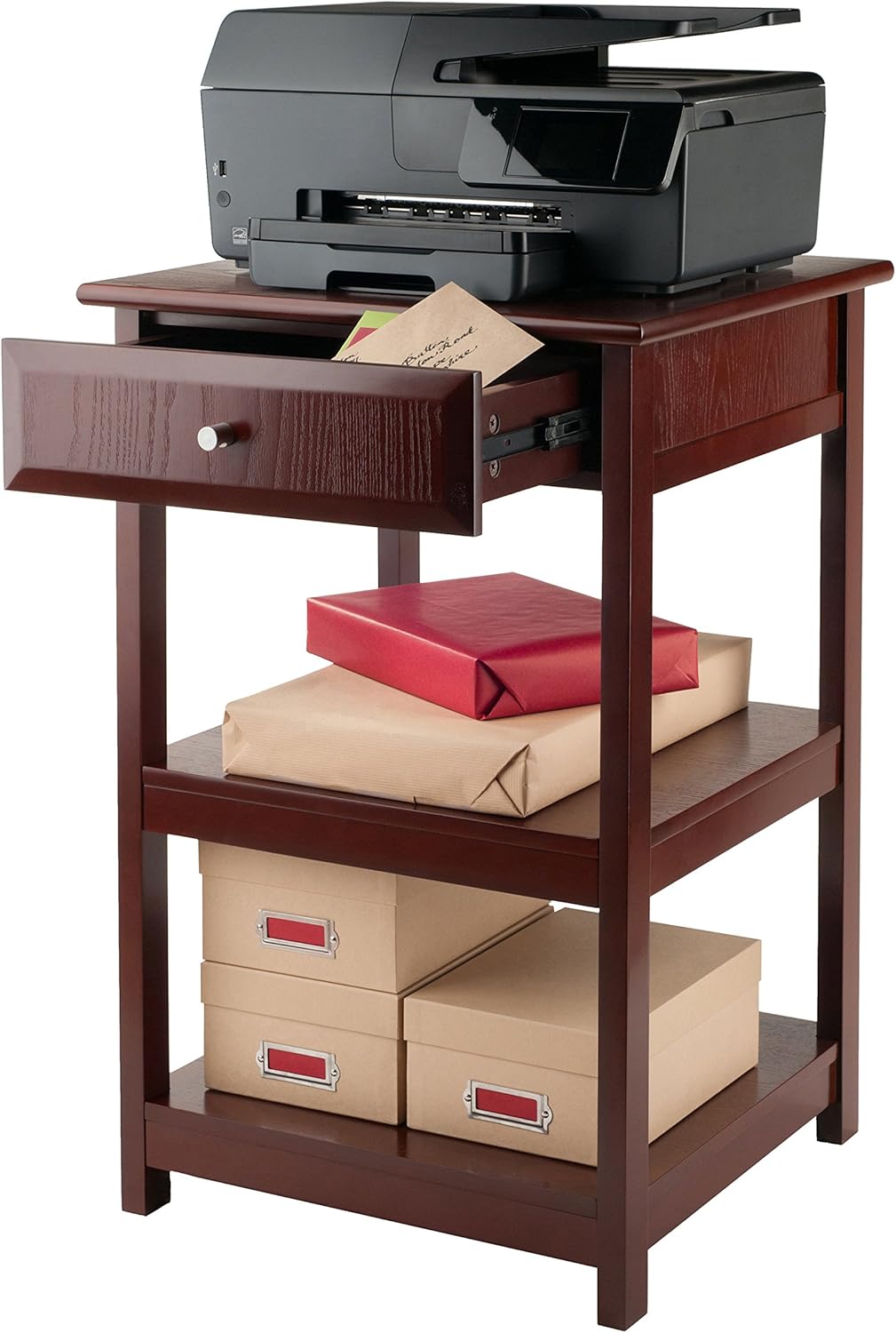 Winsome Delta Home Office, Walnut: Furniture & Decor