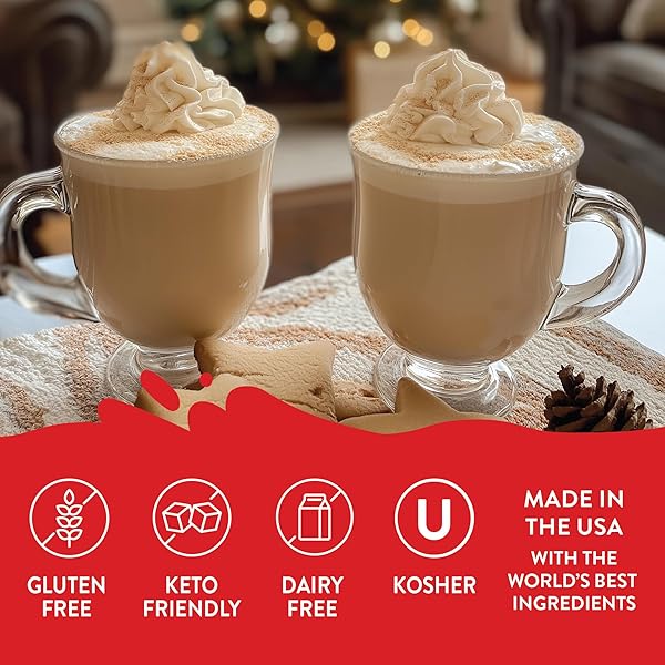 JORDAN’S SKINNY SYRUPS SUGAR FREE COFFEE SYRUP, SUGAR COOKIE FLAVOR, ZERO CALORIE FLAVORING FOR LATTE, PROTEIN SHAKE, COCKTAIL & MORE, GLUTEN FREE, KETO FRIENDLY, 25.4 FL OZ, 1 PACK