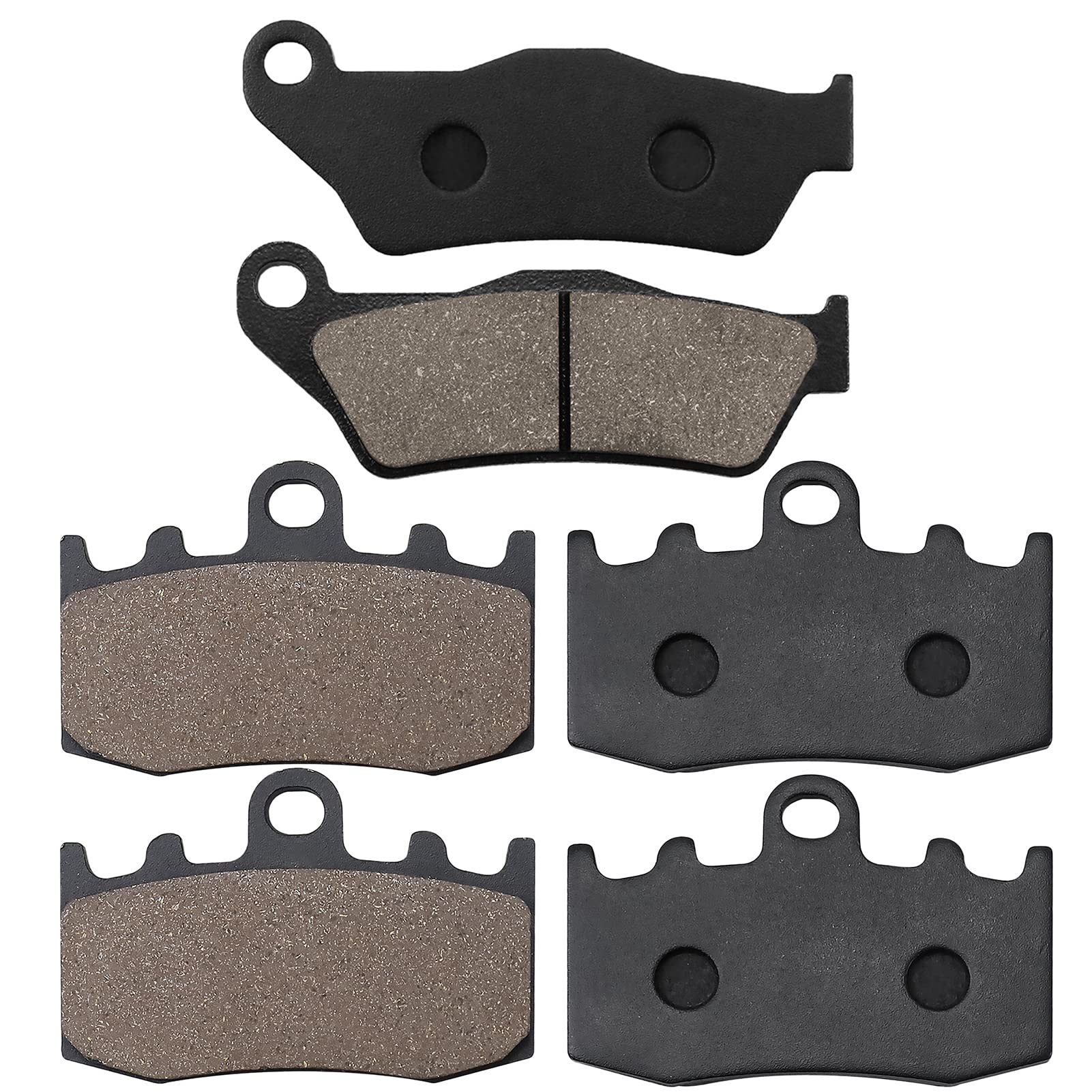 Cyleto Front and Rear Brake Pads for K1200S 2005-2008 K 1300 S Sport 2012-2013 R 1150 GS Adventure 2007/2001-2006 R 1200 GS 2011