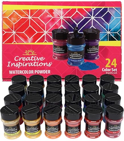 Amazon.com: Brusho by Colourcraft Brusho Crystal Set 24