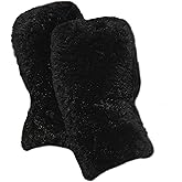 Fur Story Women Winter Knitted Rex Rabbit Neck Warmer Infinity loop Scarf Scarves For Women Ladies