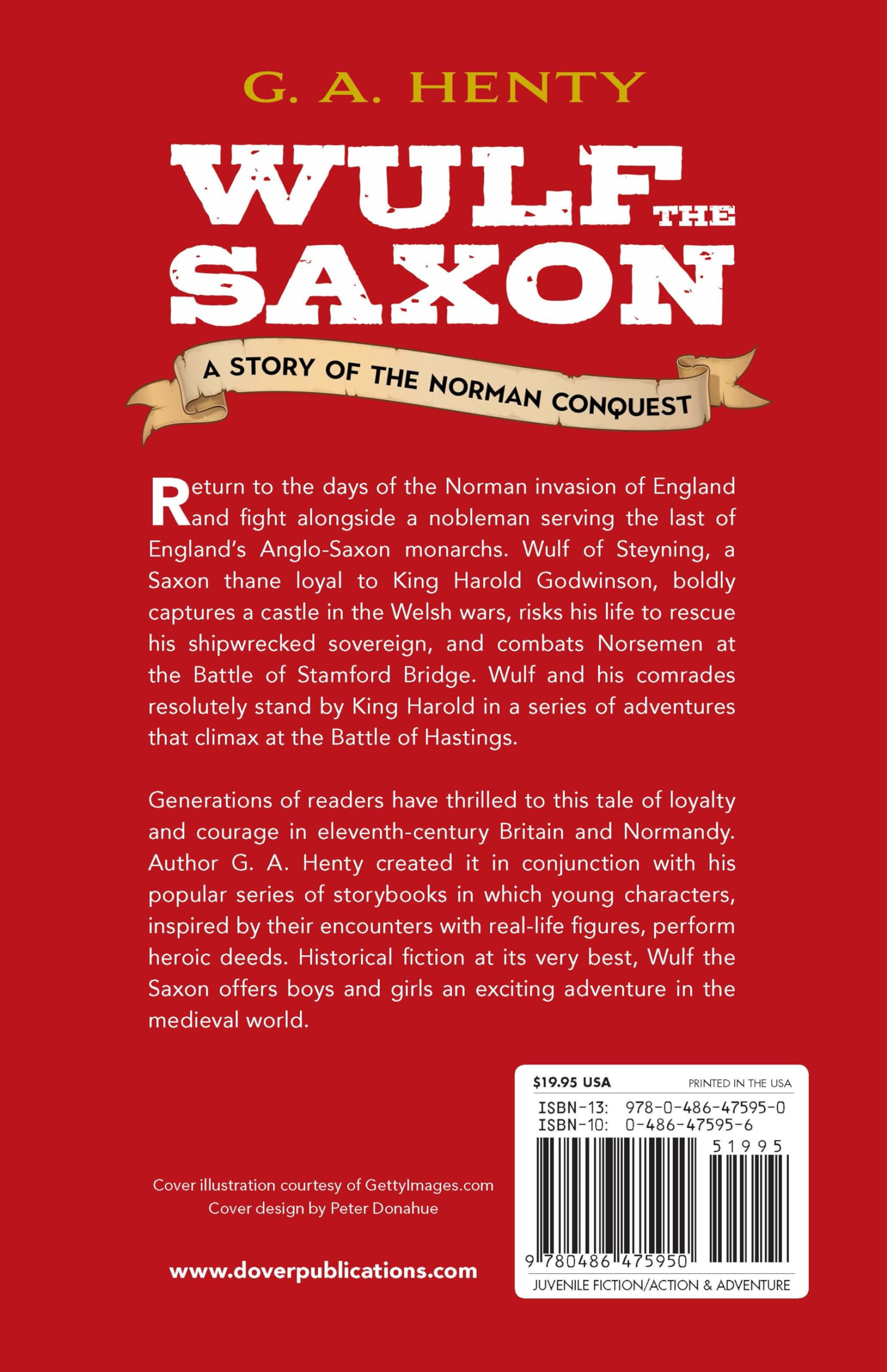 Wulf the Saxon: A Story of the Norman Conquest (Dover Children's Classics)