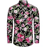mens floral slim fit shirt